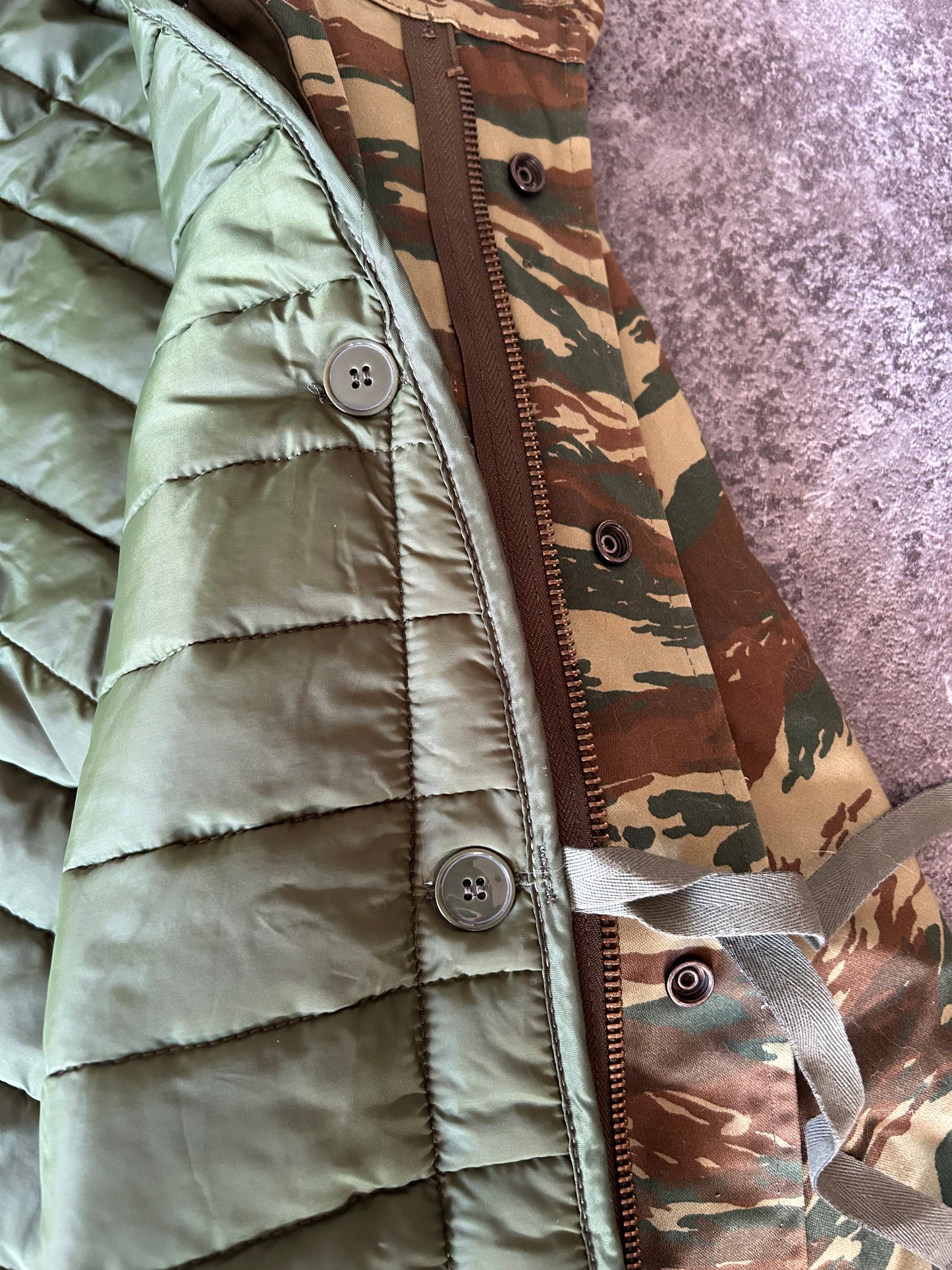 Greek Lizard Parka with Liner + Bonus Cat Pic