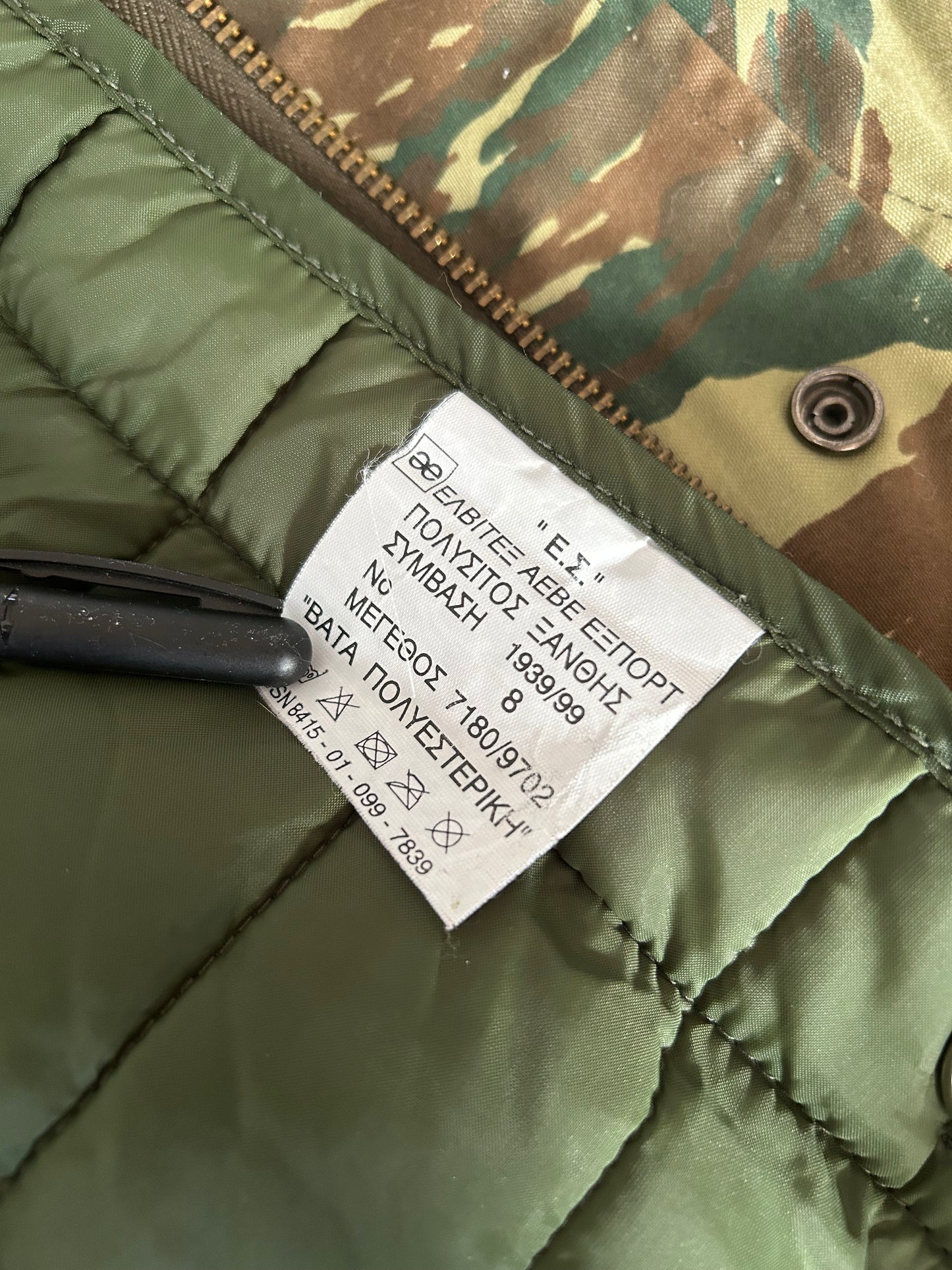 Greek Lizard Parka with Liner + Bonus Cat Pic