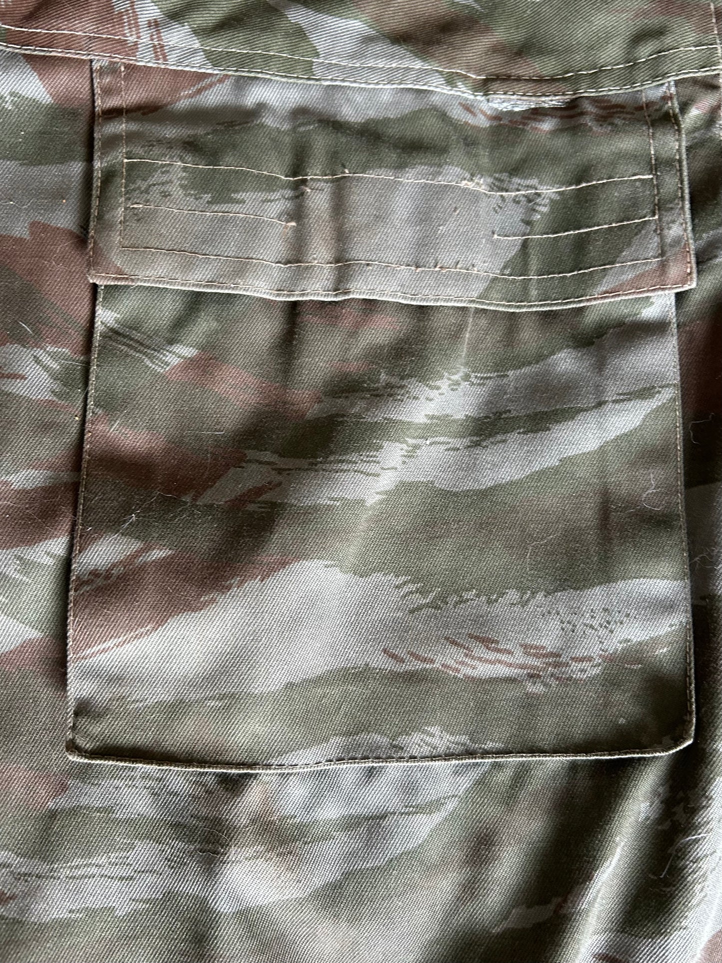 Yugoslav Green Tigerstripe Smock with Hood - JNA Version