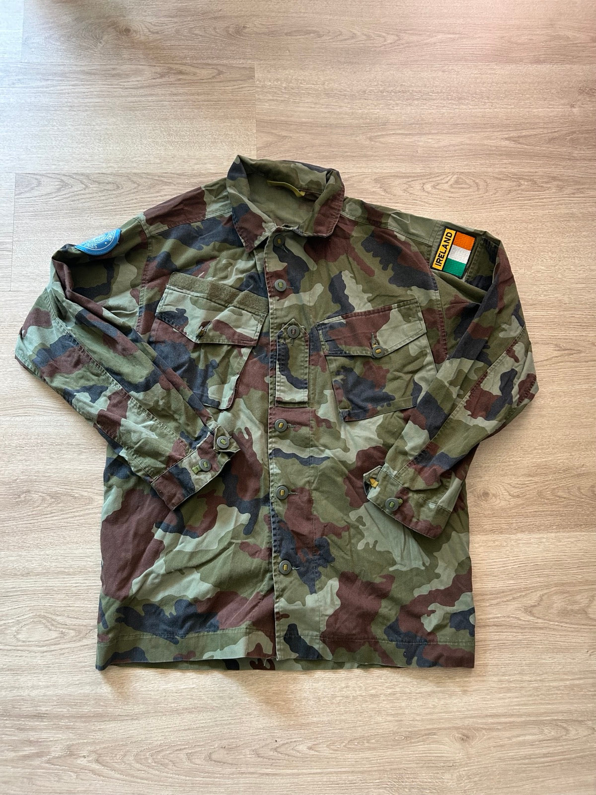 Irish DPM Shirt with UN patch