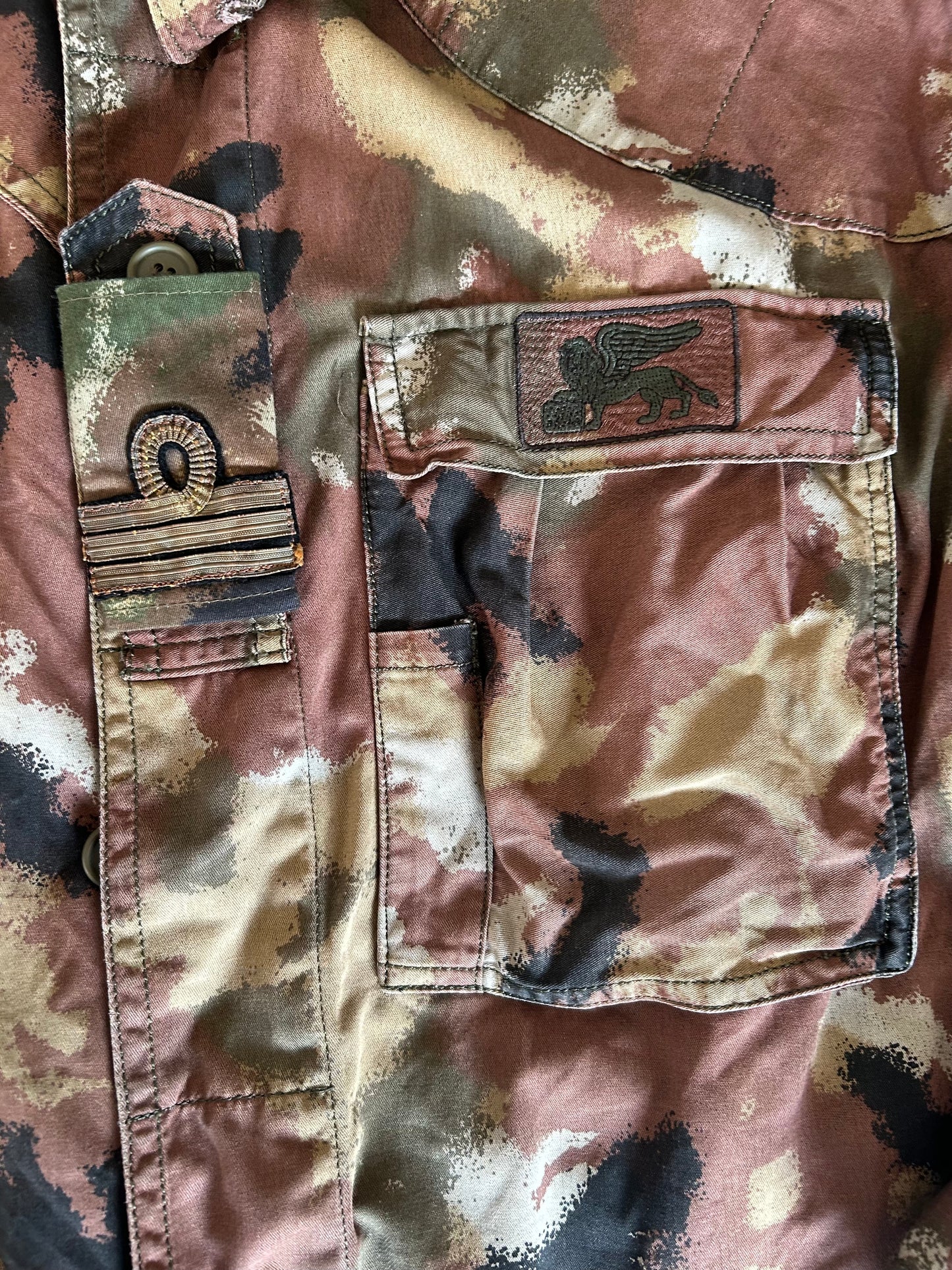 Italian Battaglione San Marco Shirt with Rare Patch