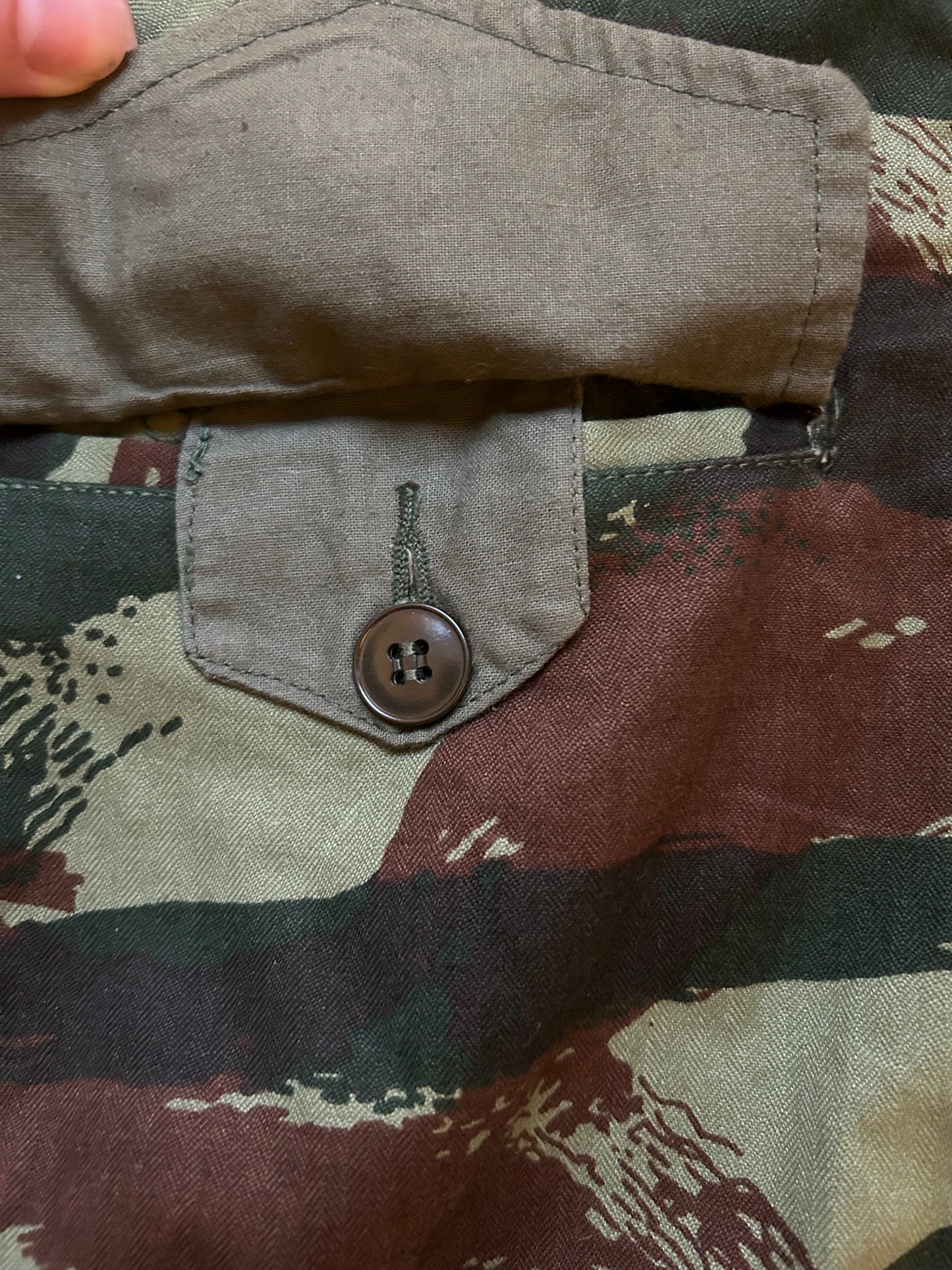 French Lizard Shirt with Insignia - Small