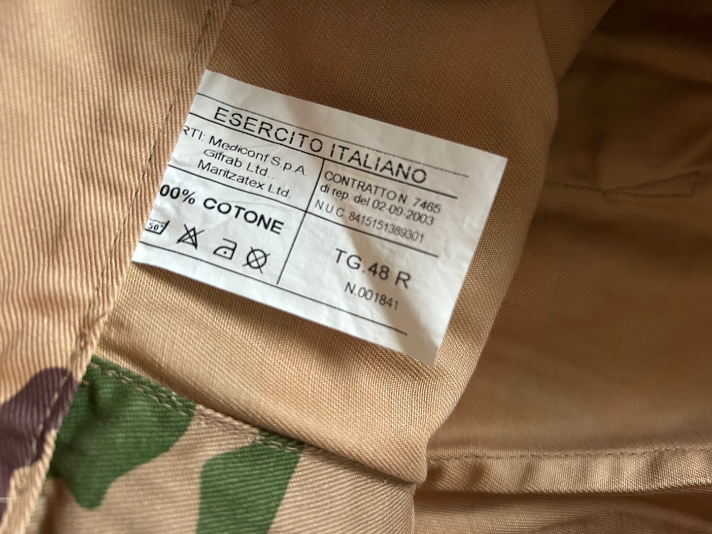 Italian "Somalia" Desert Pants