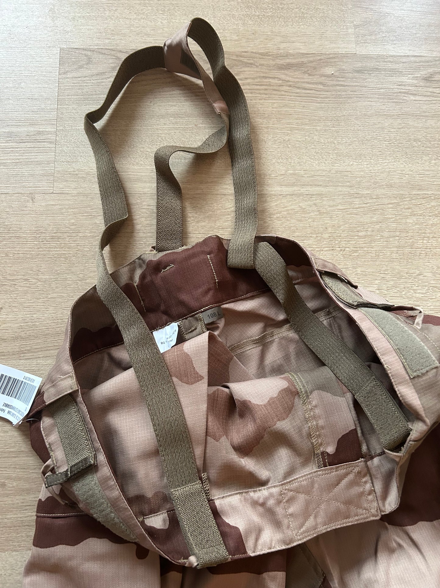 French Daguet Desert Pants with Suspenders